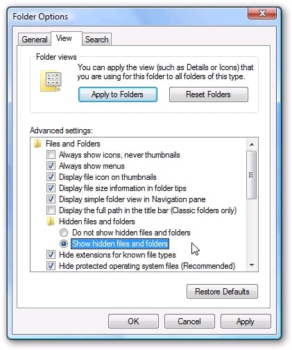 Cách hiện file ẩn trong win 10 từ đơn giản